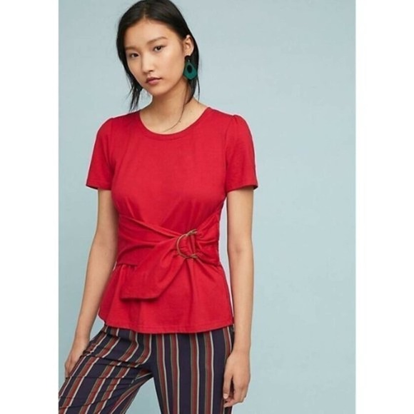 Anthropologie Maeve Dakota Wrap Top - Picture 1 of 8